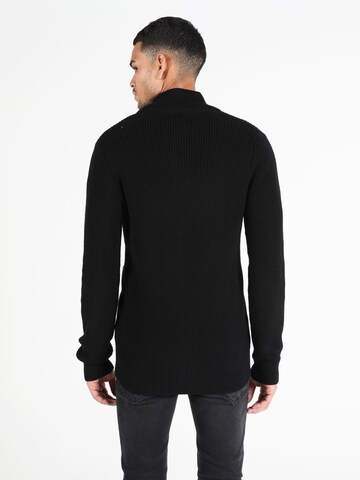 Colin's Gebreid vest in Zwart