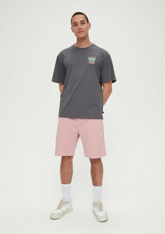 QS T-Shirt in Grau