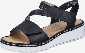 Rieker Sandal in Black: front