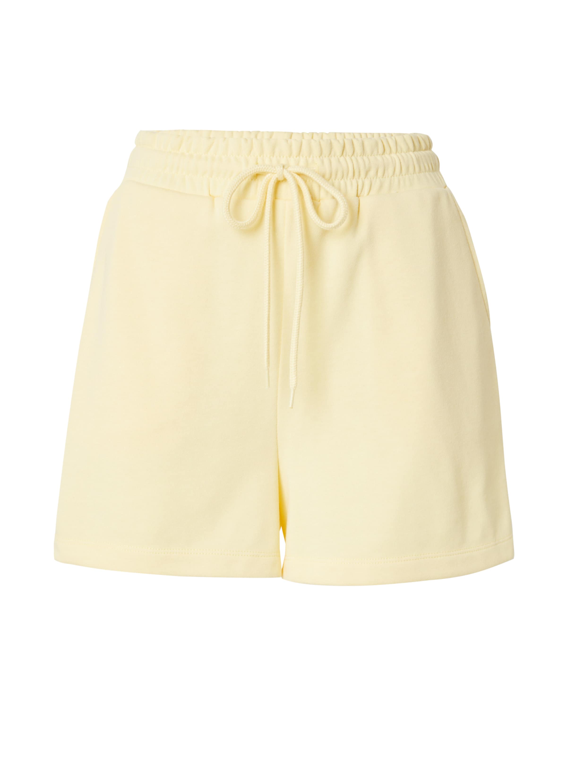 Pantalon 'CHILLI' PIECES en jaune : devant