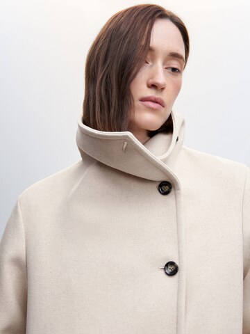 MANGO Between-Seasons Coat 'Biscuit' in Beige