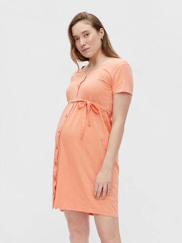 MAMALICIOUS Kleid 'Jana' in Orange: predná strana