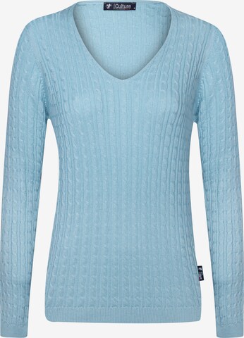DENIM CULTURE Sweater 'Verla' in Blue: front