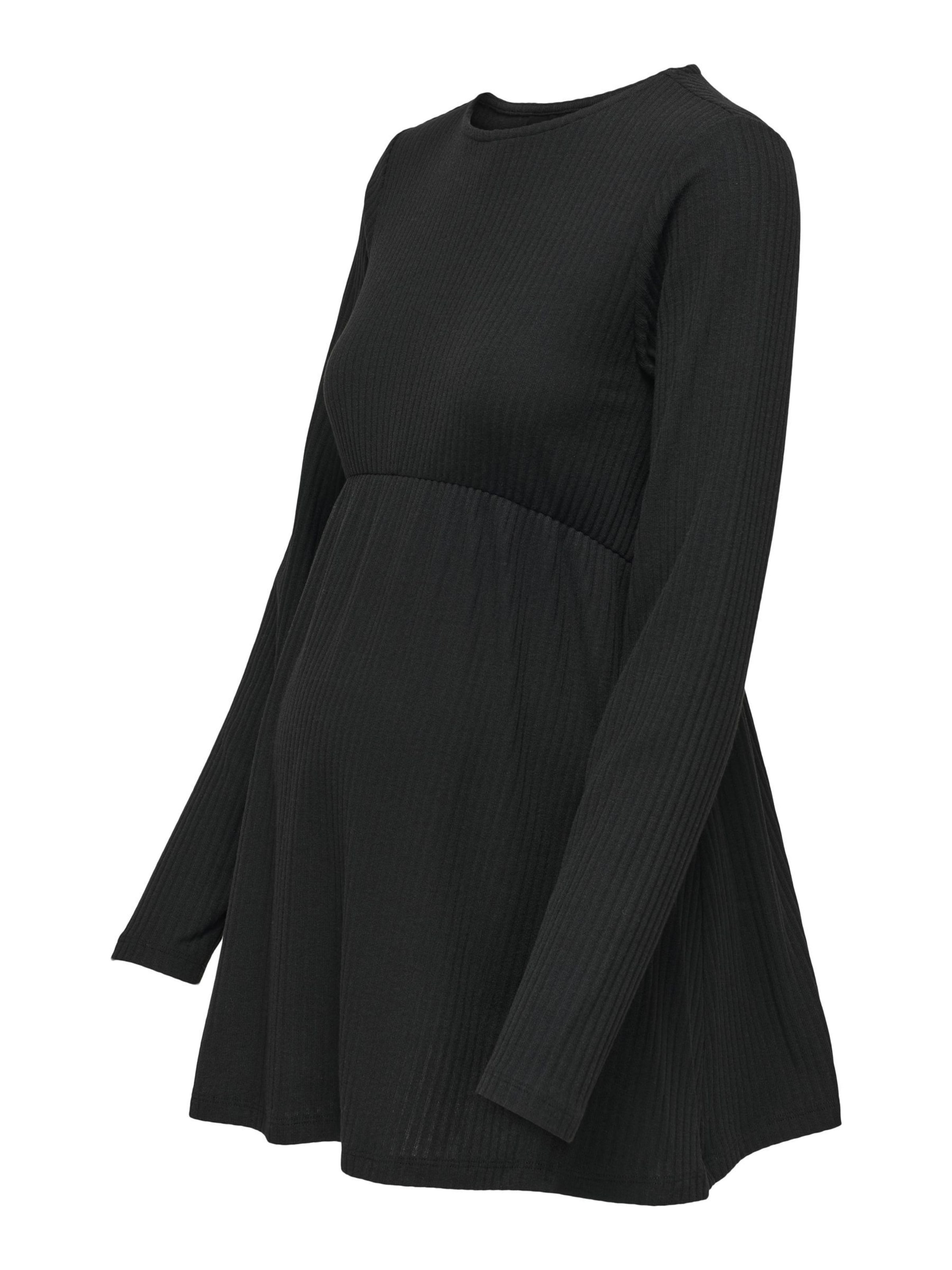 Only Maternity Тениска 'OLMMALAYA' в черно: отпред