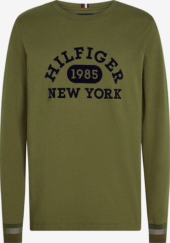 T-Shirt TOMMY HILFIGER en vert : devant