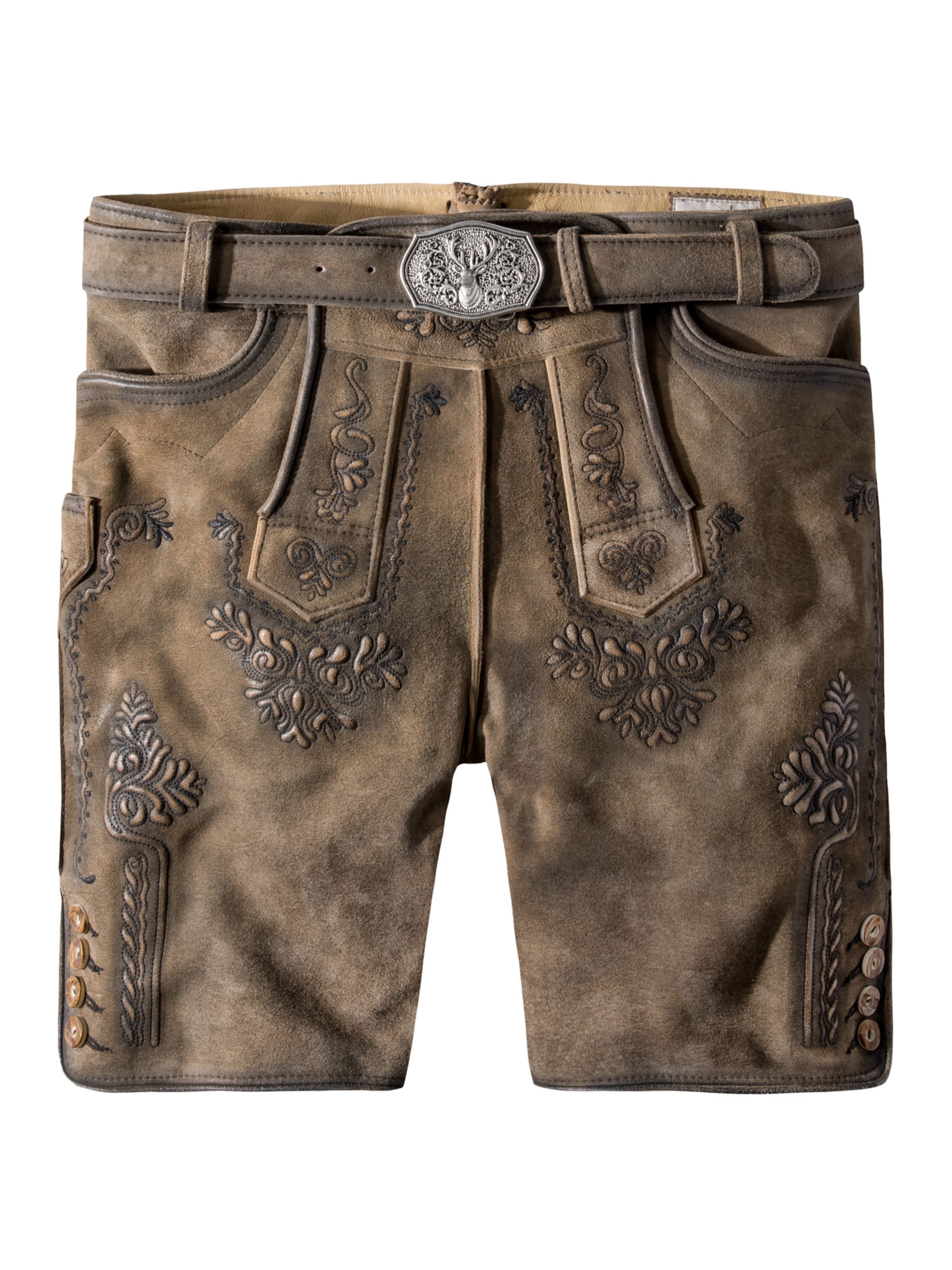 Regular Pantalon folklorique 'Artur' STOCKERPOINT en marron : devant