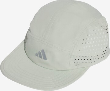 ADIDAS PERFORMANCE Athletic Cap in Green: front