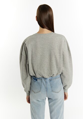 MYMO Sweatshirt 'Blonda' in Grey