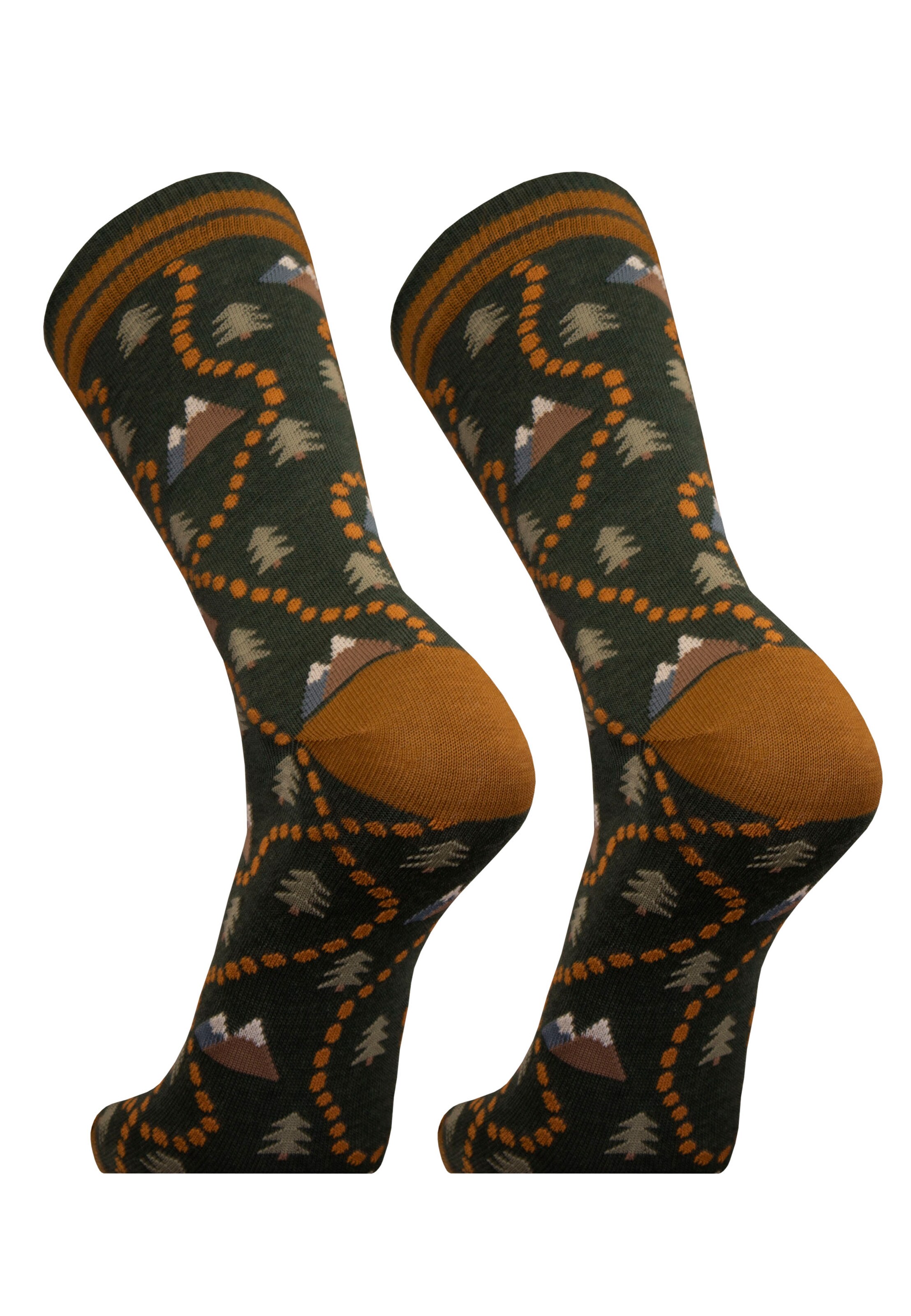 UphillSport Socken 'PATH' in Grün