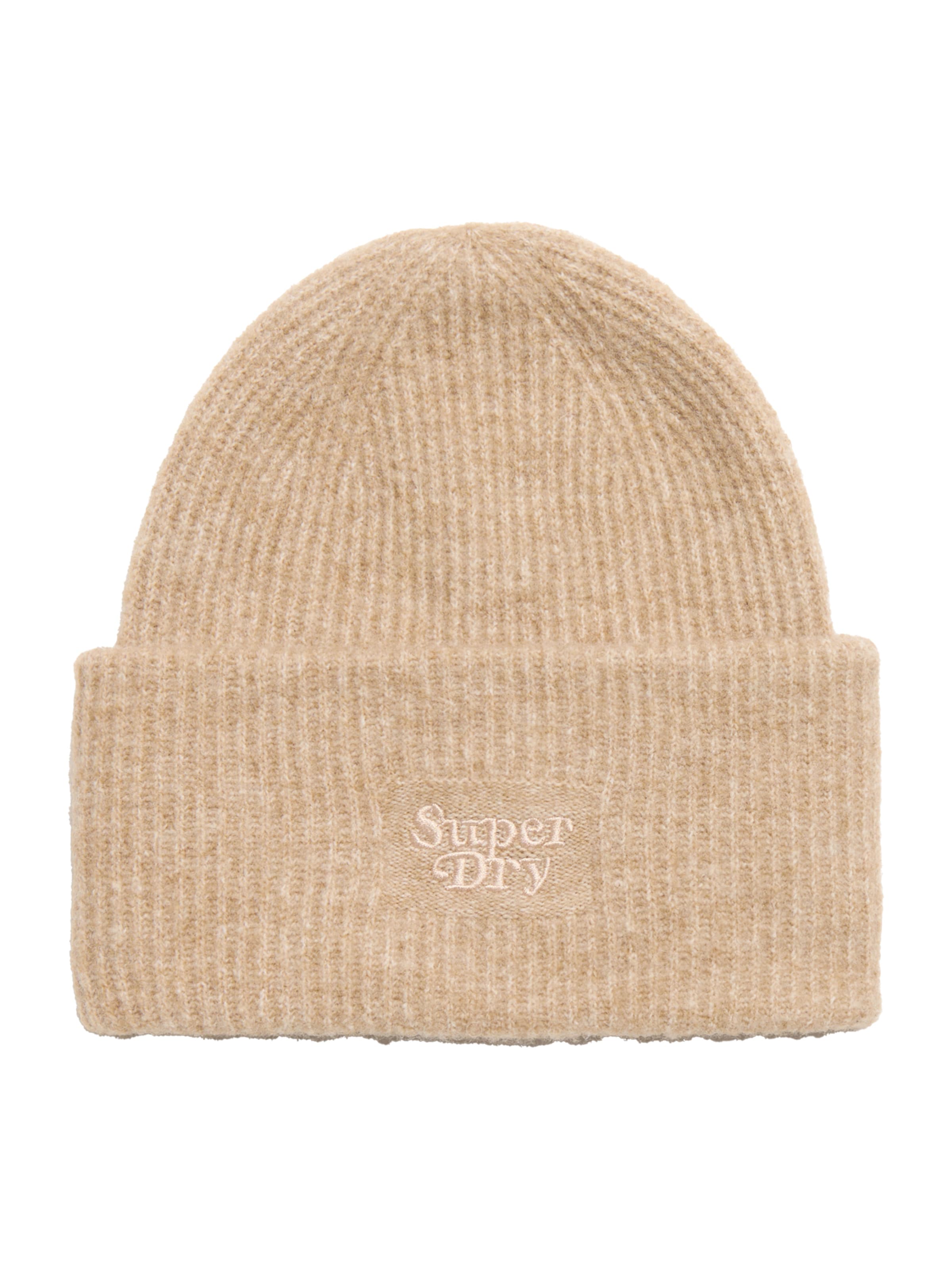 Superdry & Co Muts in Beige: voorkant