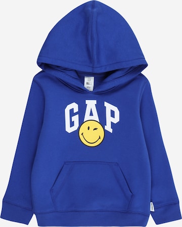 Sweat 'SMILEY' GAP en bleu : devant