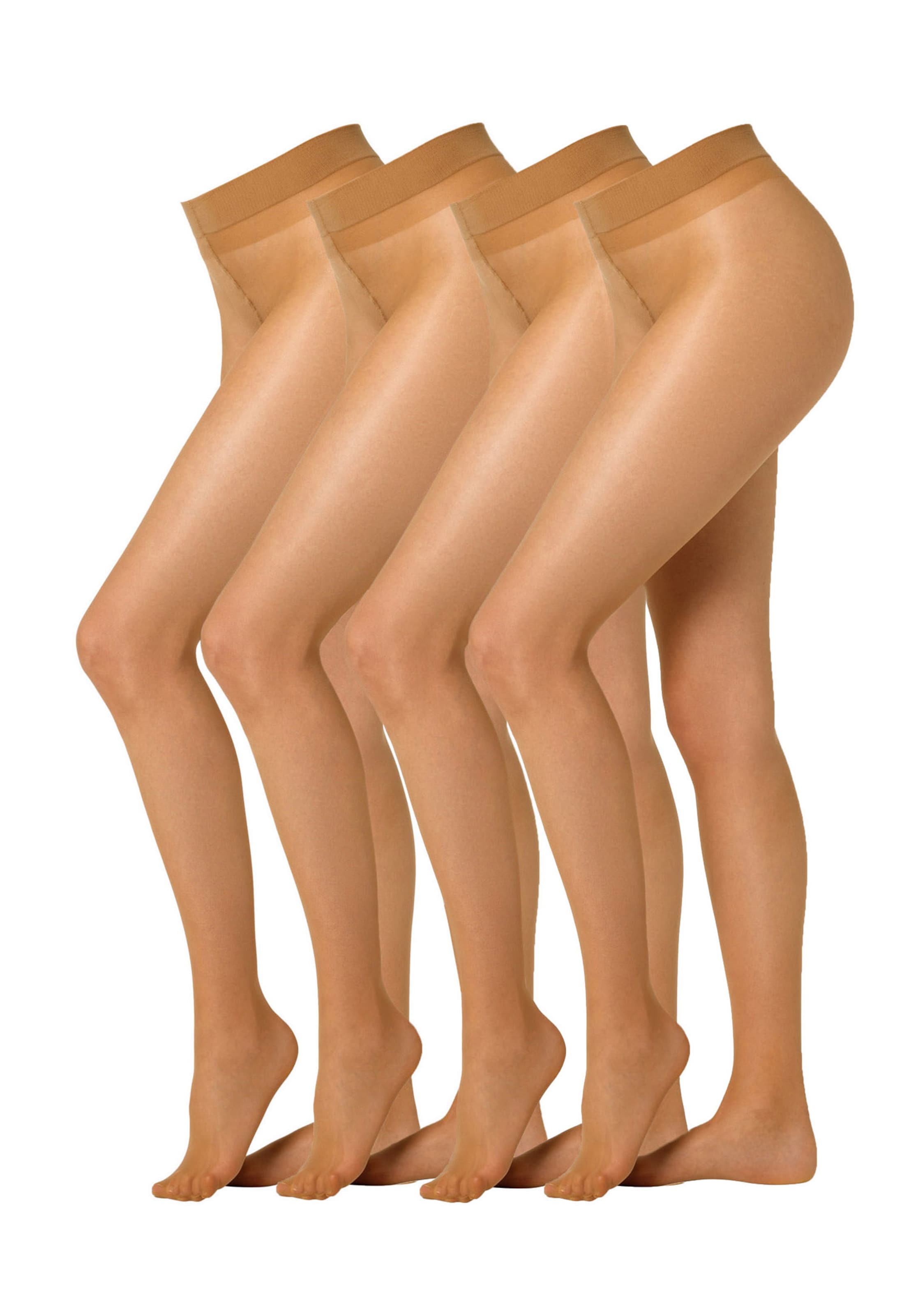 camano Fine tights in Brown: front