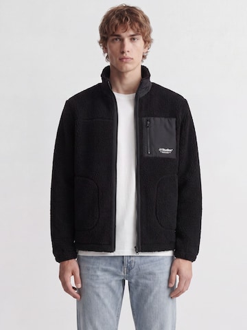 Veste en polaire 'JJESOHO' JACK & JONES en noir : devant