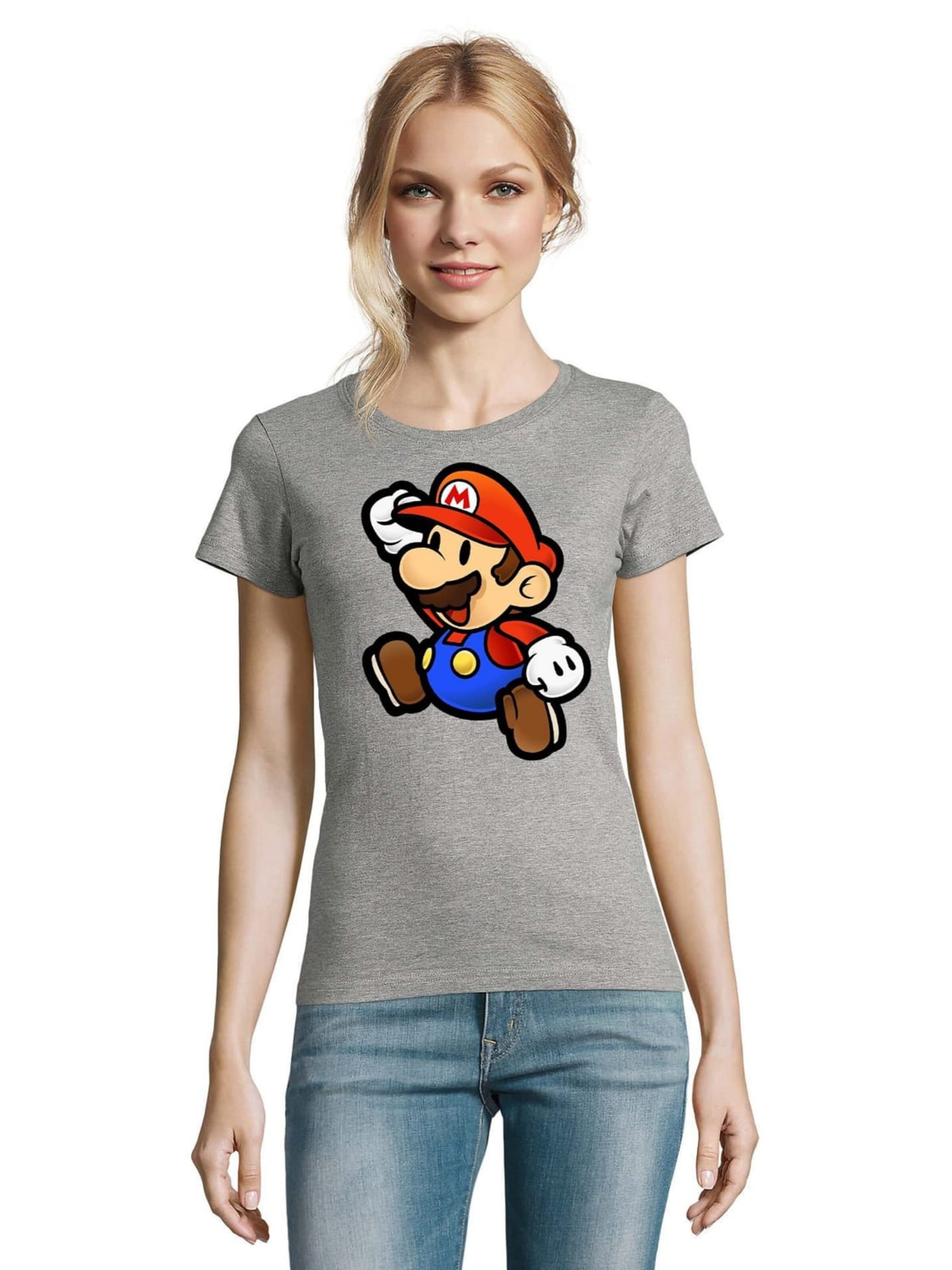 Blondie & Brownie Shirt 'Mario' in Grey: front