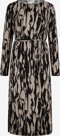 Apricot Kleid in Silber: Vorderseite