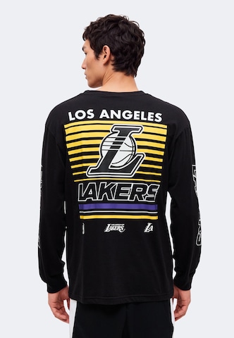 Maglietta 'NBA LAKERS' di Mitchell & Ness in nero: frontale