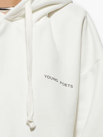 Sweat-shirt 'Heat Jola' Young Poets en blanc