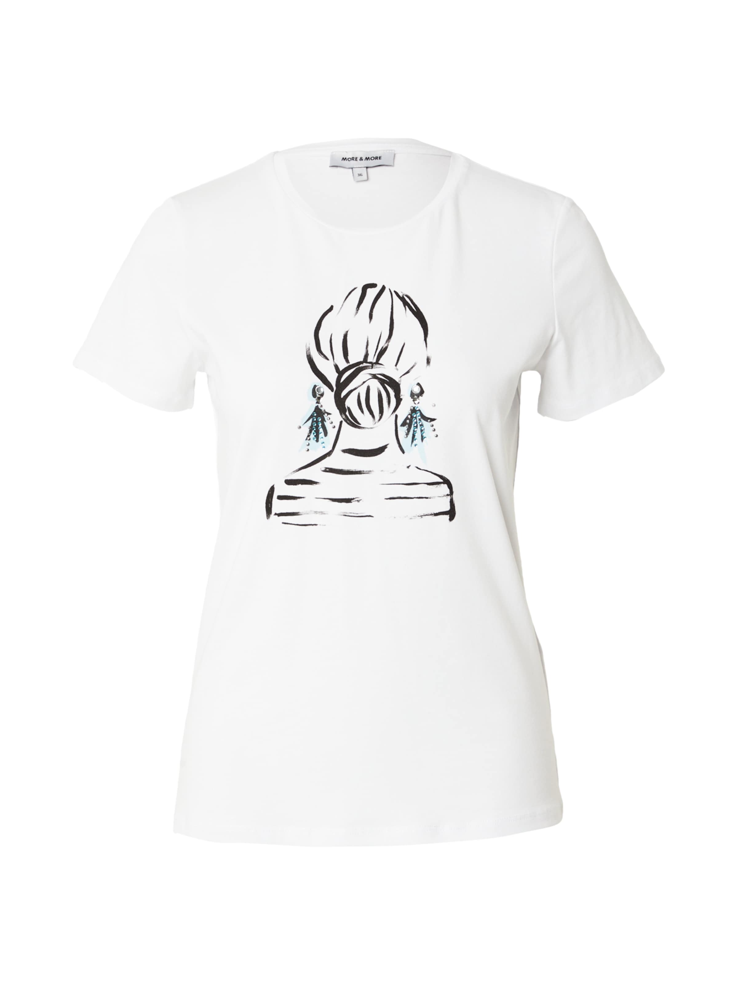 MORE & MORE Tričko - Biela: predná strana