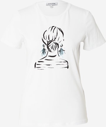 balta MORE & MORE Marškinėliai: priekis