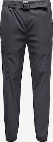 Only & Sons Tapered Gargohousut 'Common' värissä harmaa: etupuoli