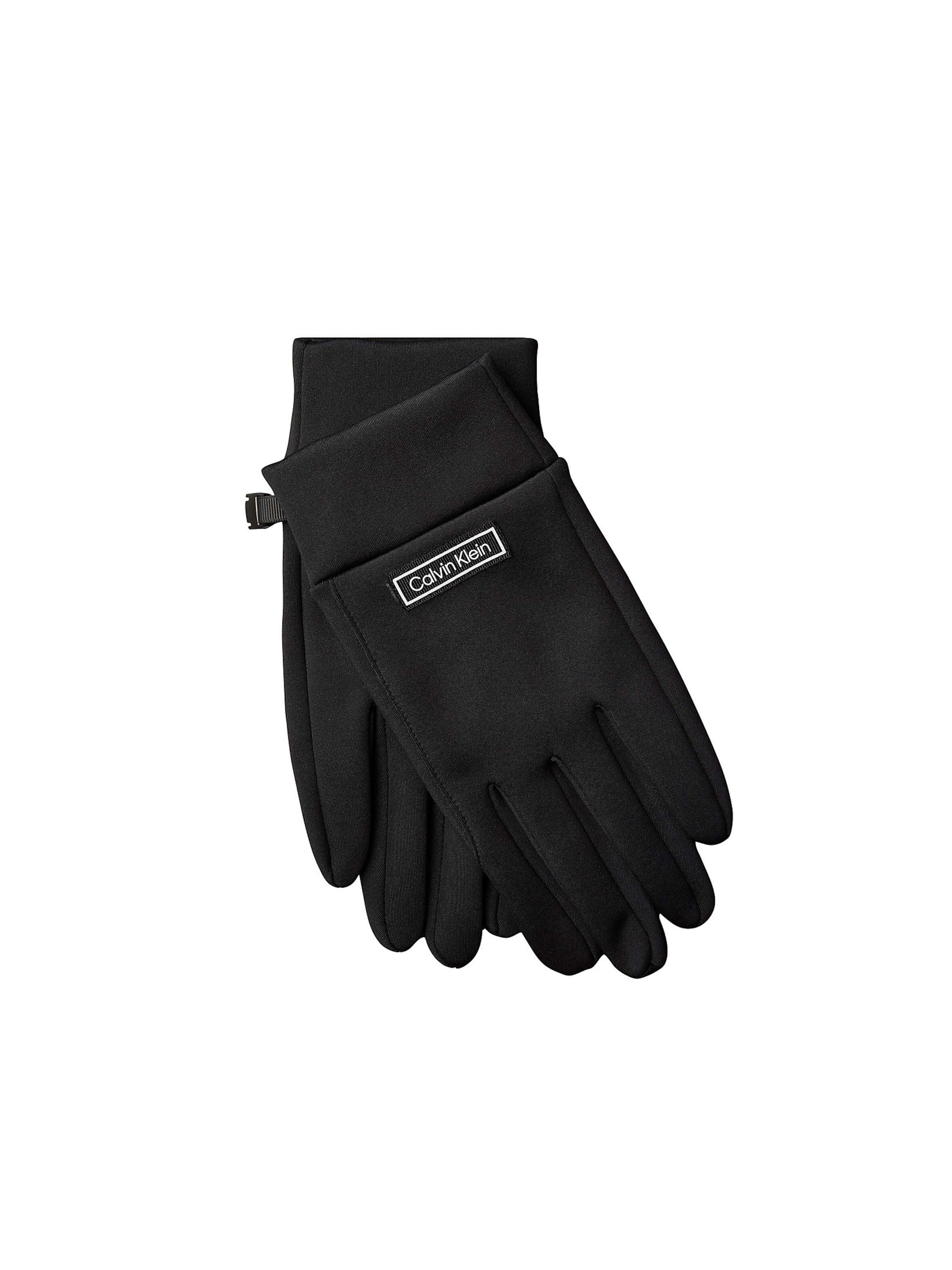 Calvin Klein Full finger gloves in Black