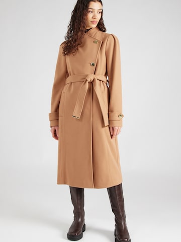 Manteau mi-saison 'FALL AWAY' River Island en marron : devant