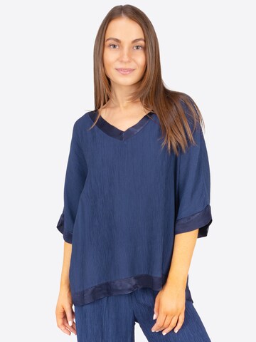 Seasons of April Blouse 'Stella' in Blauw: voorkant