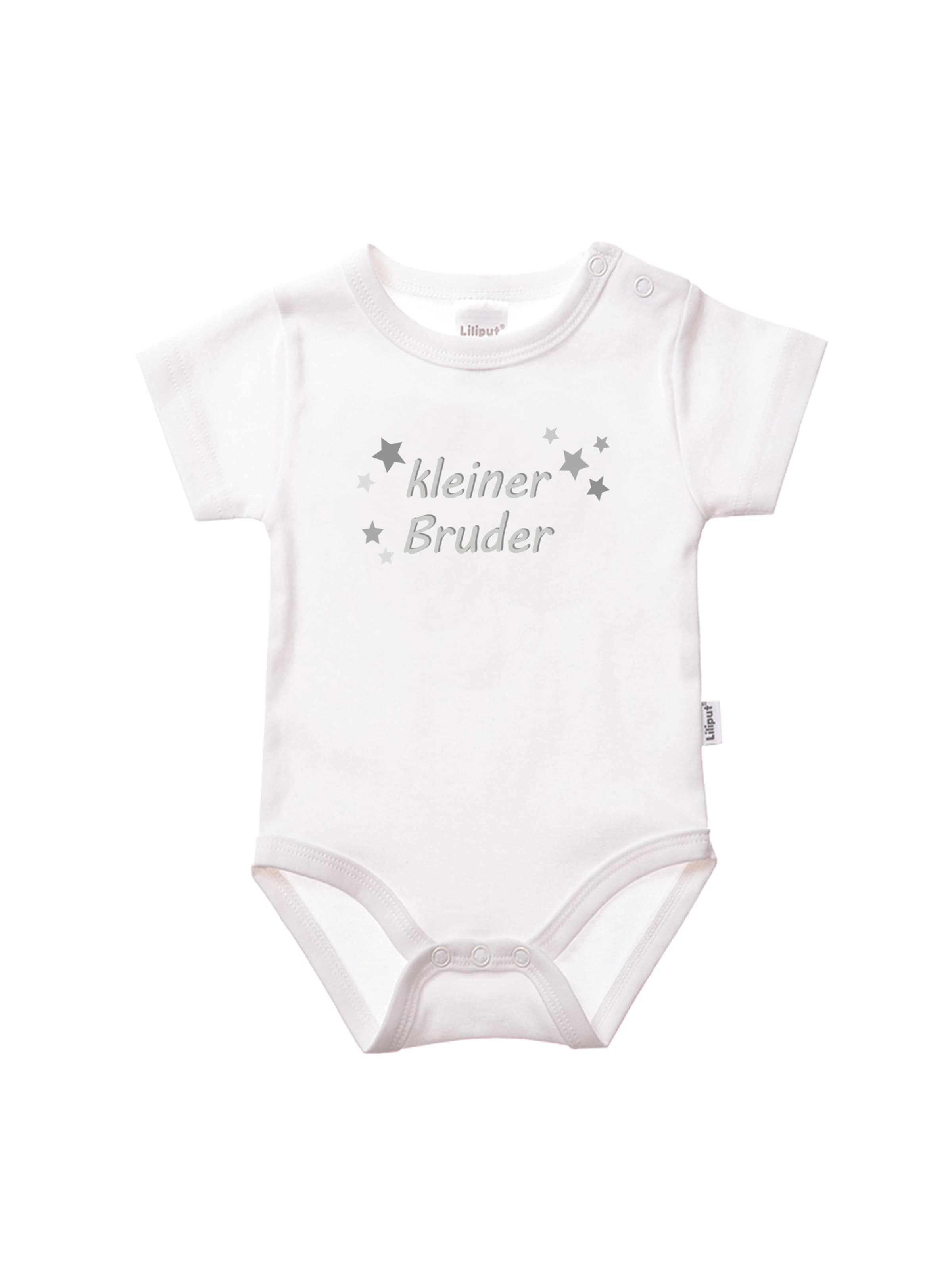 LILIPUT T-Shirt-Body 'Kleiner Bruder' in Weiß: Vorderseite