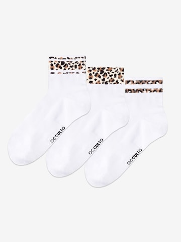 Occulto Socks 'Gianna' in White