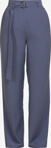 usha BLUE LABEL Broek in Blauw: voorkant