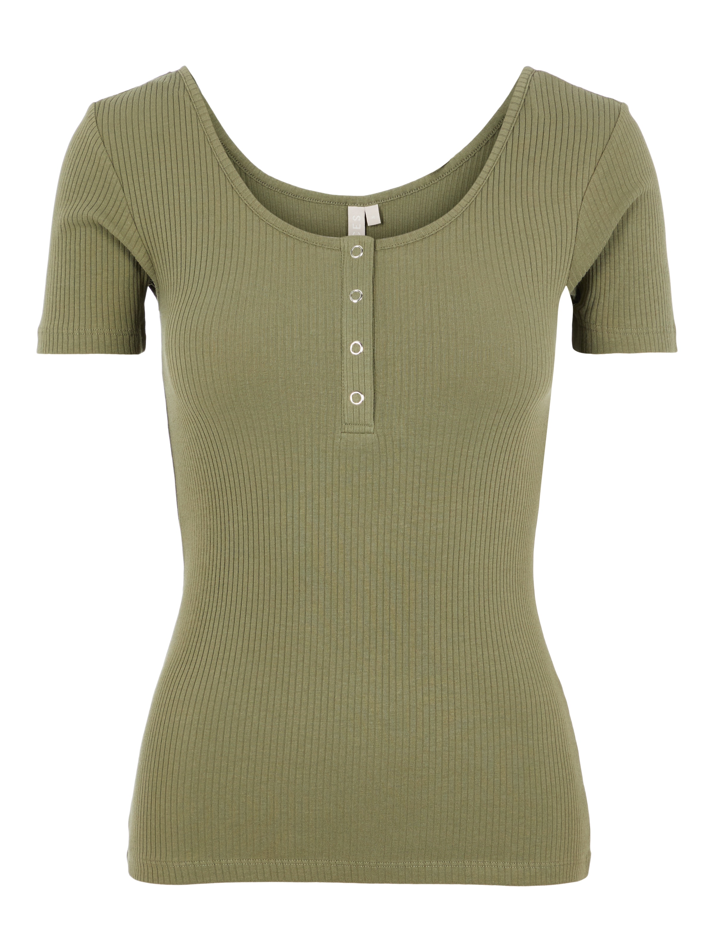 PIECES Tričko 'Kitte' – zelená: přední strana