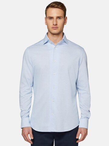 Boggi Milano Regular fit Button Up Shirt in Blue: front