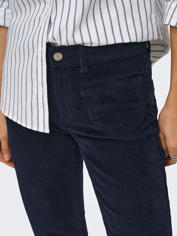 ONLY Flared Trousers 'GLOBAL' in Blue