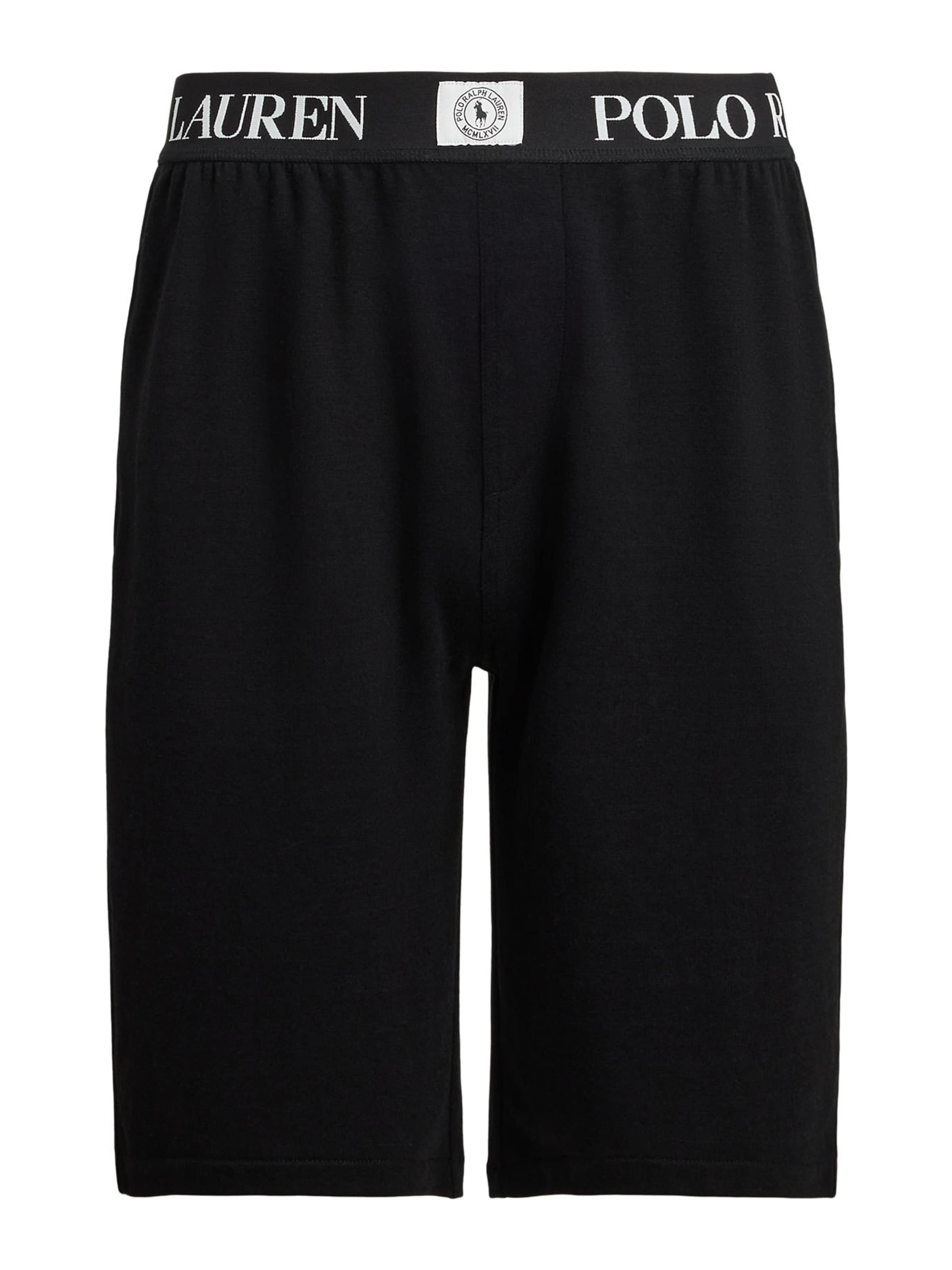 Polo Ralph Lauren Pidžaamapüksid, värv must: eest vaates