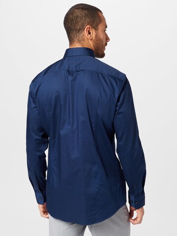 HUGO Slim Fit Hemd 'Kason' in Blau