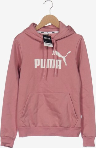 PUMA Sweatshirt & Zip-Up Hoodie in XS in Pink: front