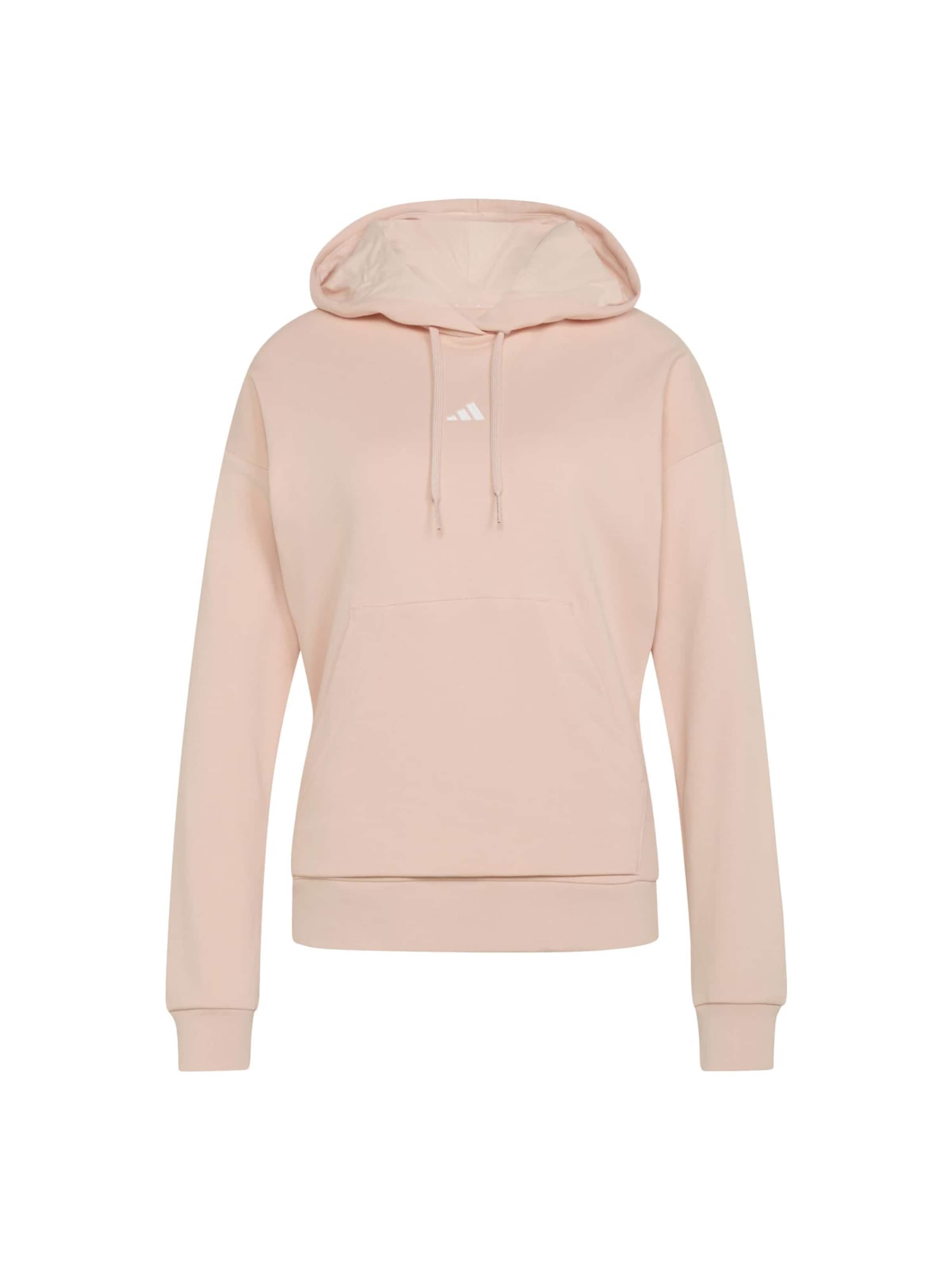 rožinė ADIDAS SPORTSWEAR Sportinio tipo megztinis: priekis