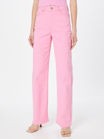 PIECES Regular Jeans 'Holly' in Pink: predná strana