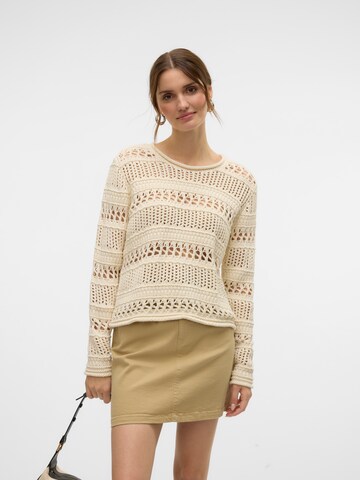 VERO MODA Свитер 'VMMADAGASCAR' в Бежевый: спереди