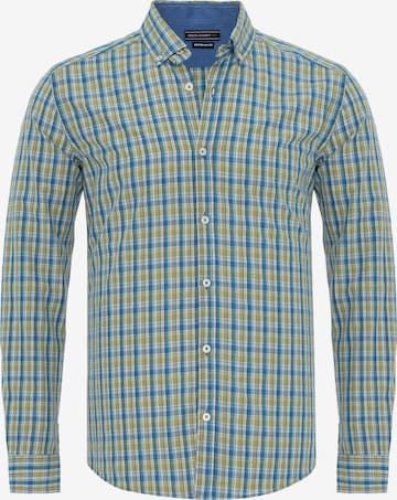 Felix Hardy Button Up Shirt in Green: front