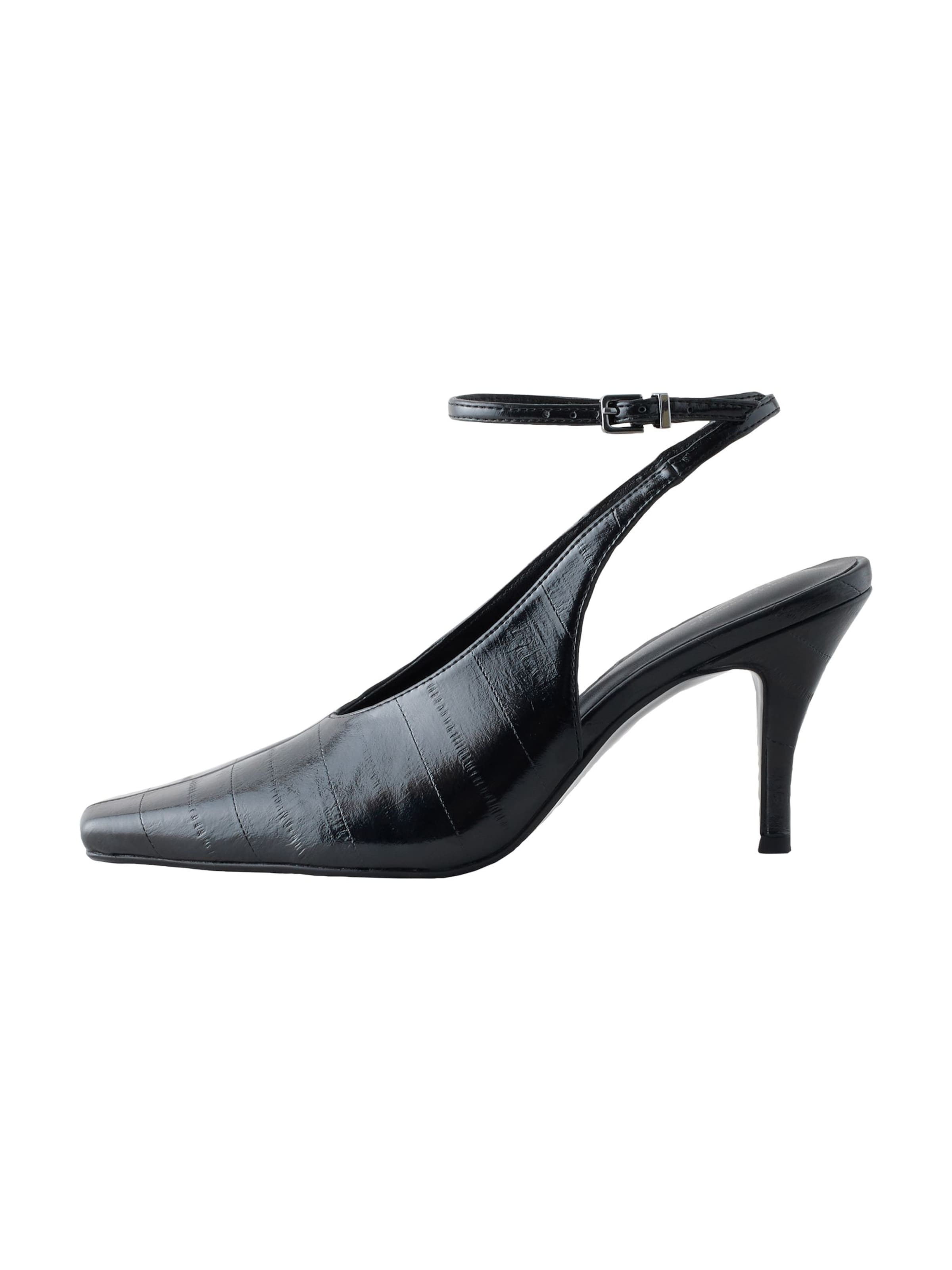 Next - Sapatos abertos atrás 'Forever Comfort' em preto: frente