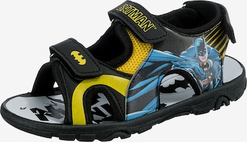 Batman Sandals & Slippers in Black: front
