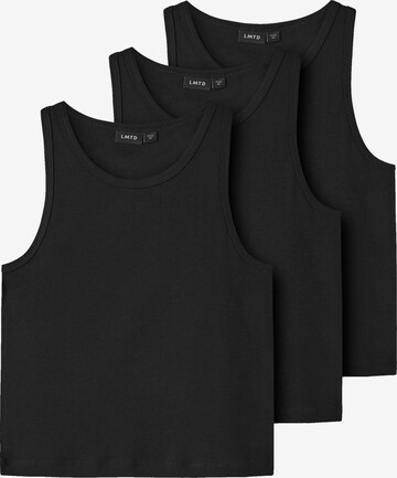 Maglietta intima di LMTD in nero: frontale