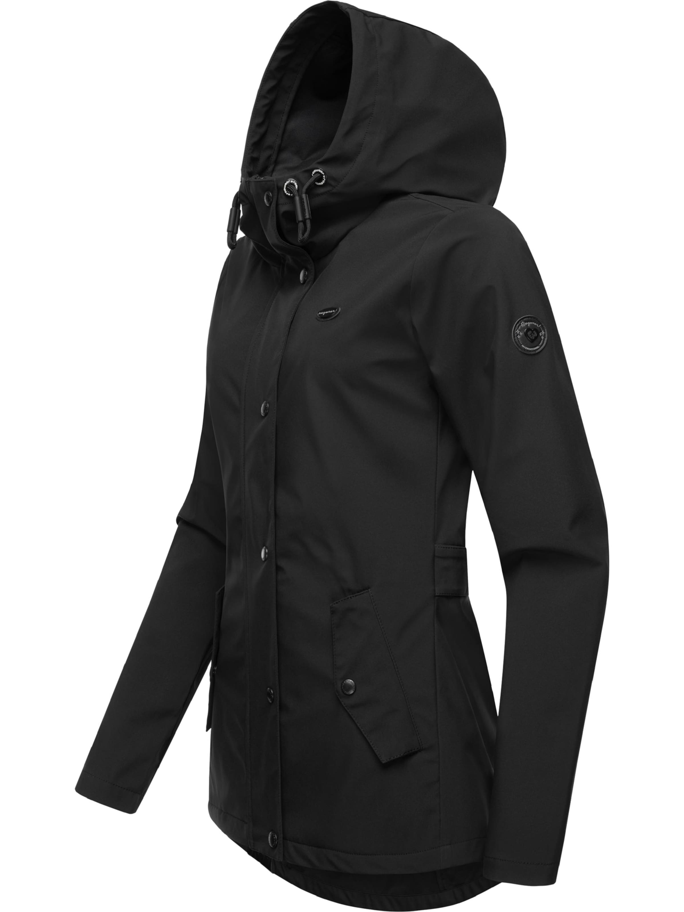 Ragwear Funktionsjacke 'Margge' in Schwarz