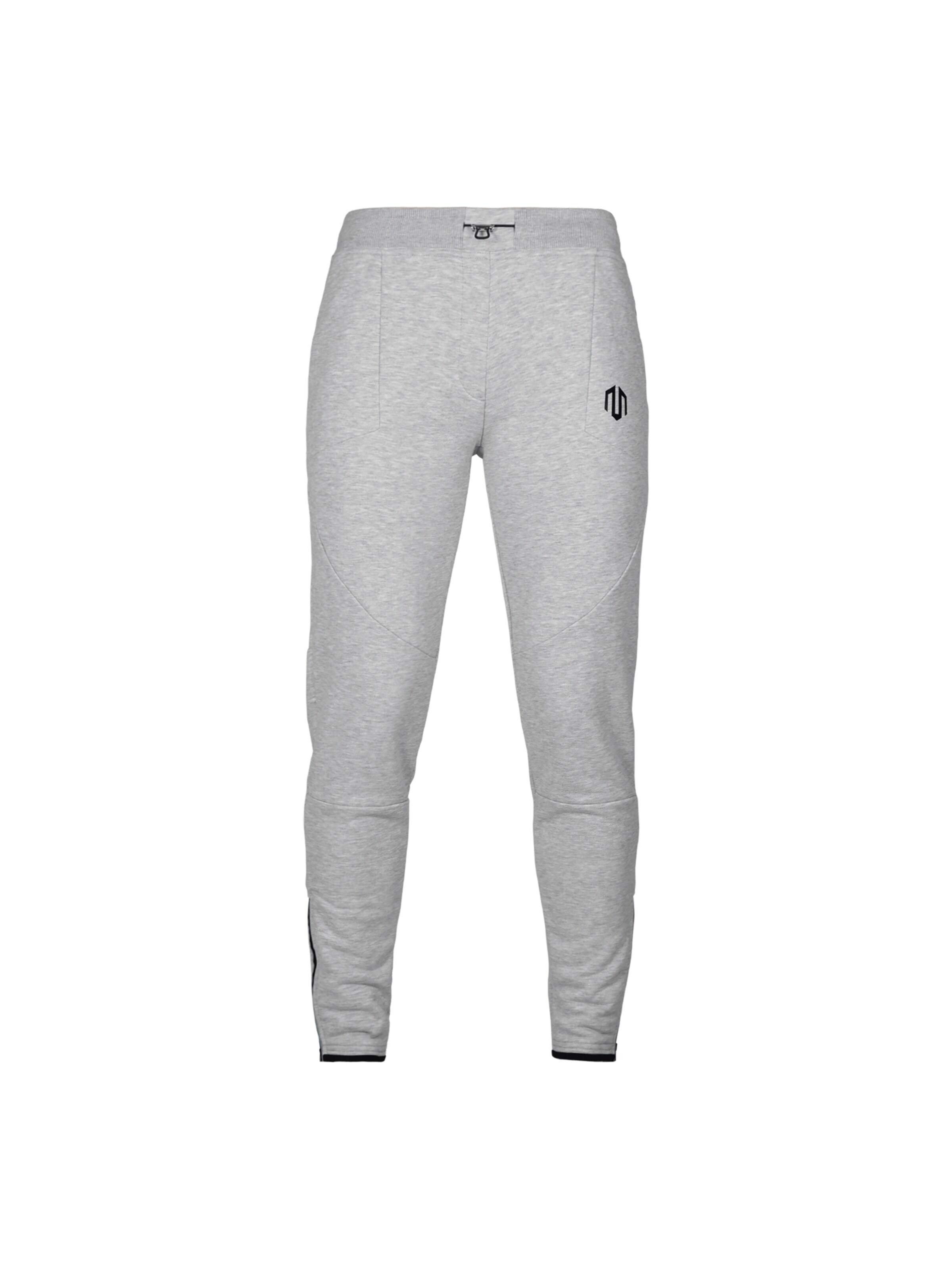 MOROTAI Tapered Sporthose 'Comfy Performance' in Grau: Vorderseite