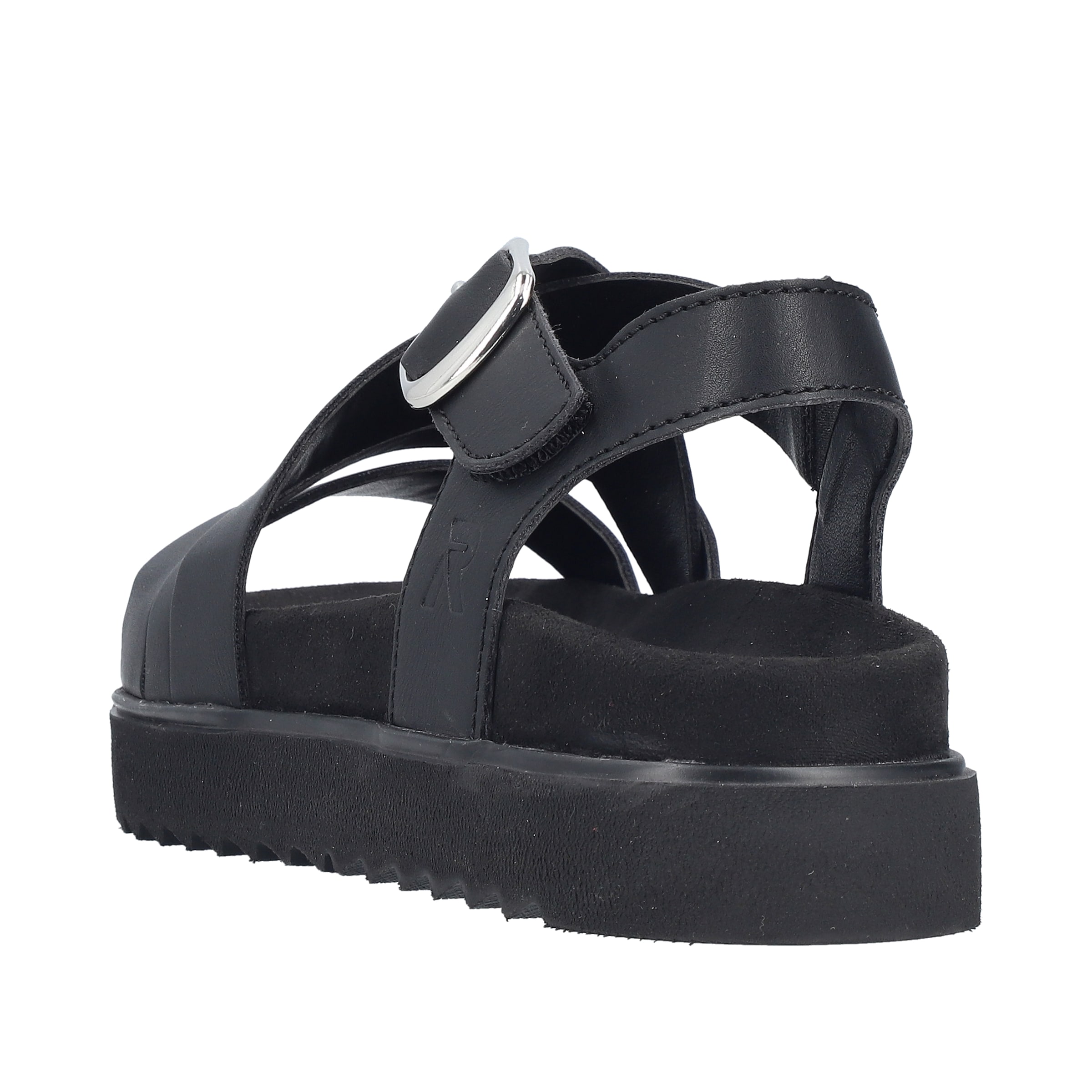 Rieker Strap Sandals 'V5663' in Black
