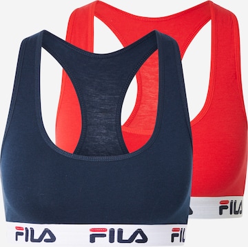 FILA Сутиен в синьо: отпред