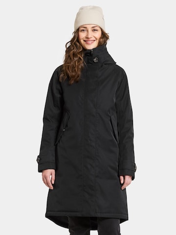 Didriksons Parka 'Luna' in Schwarz: Vorderseite