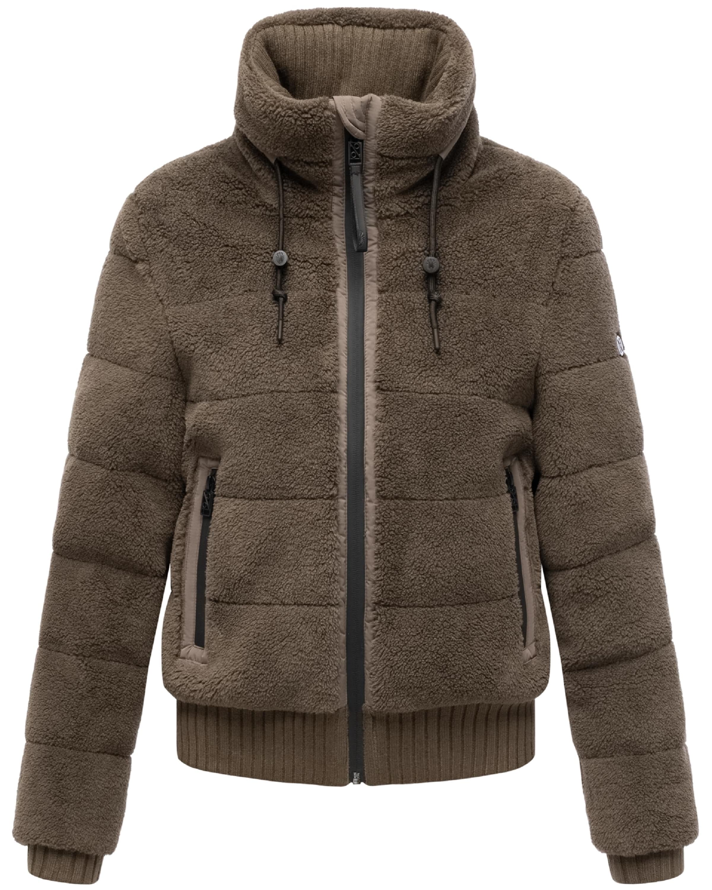 Veste d’hiver 'Schneepuder 14' NAVAHOO en marron : devant