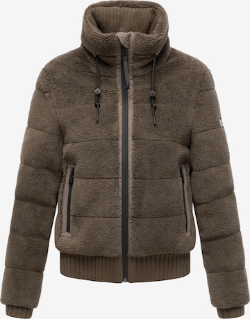 Veste d’hiver 'Schneepuder 14' NAVAHOO en marron : devant